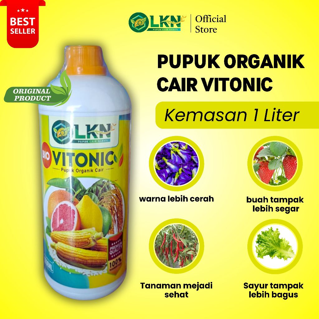 LKN Pupuk Cair Vitamin & Nutrisi Tanaman Padi 1L