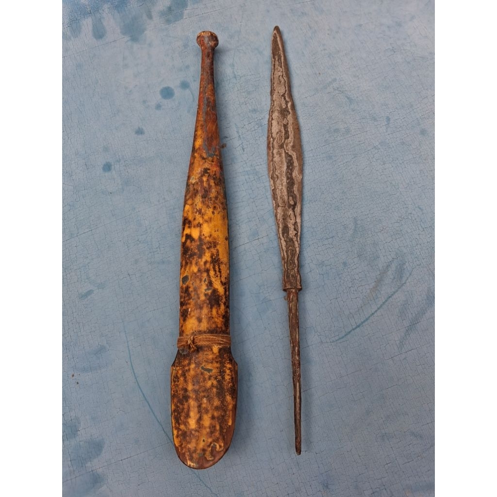 TOMBAK SEPUH KUDUP CEMPOKO PAMOR WOS WUTAH 37 CM (TANGGUH. MAJAPAHIT) ISTIMEWA BOS