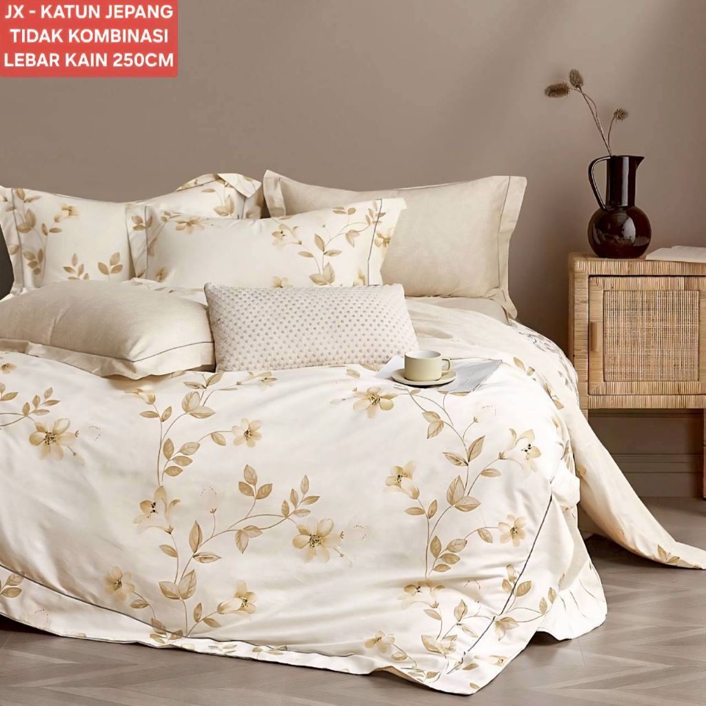 TOKOJAYATEX KAIN SPREI METERAN BAHAN KATUN JEPANG FULL KATUN IMPORT (METERAN)