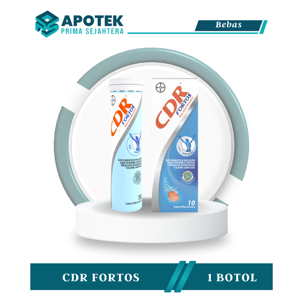 CDR FORTOS SUPLEMEN KALSIUM 10 TABLET