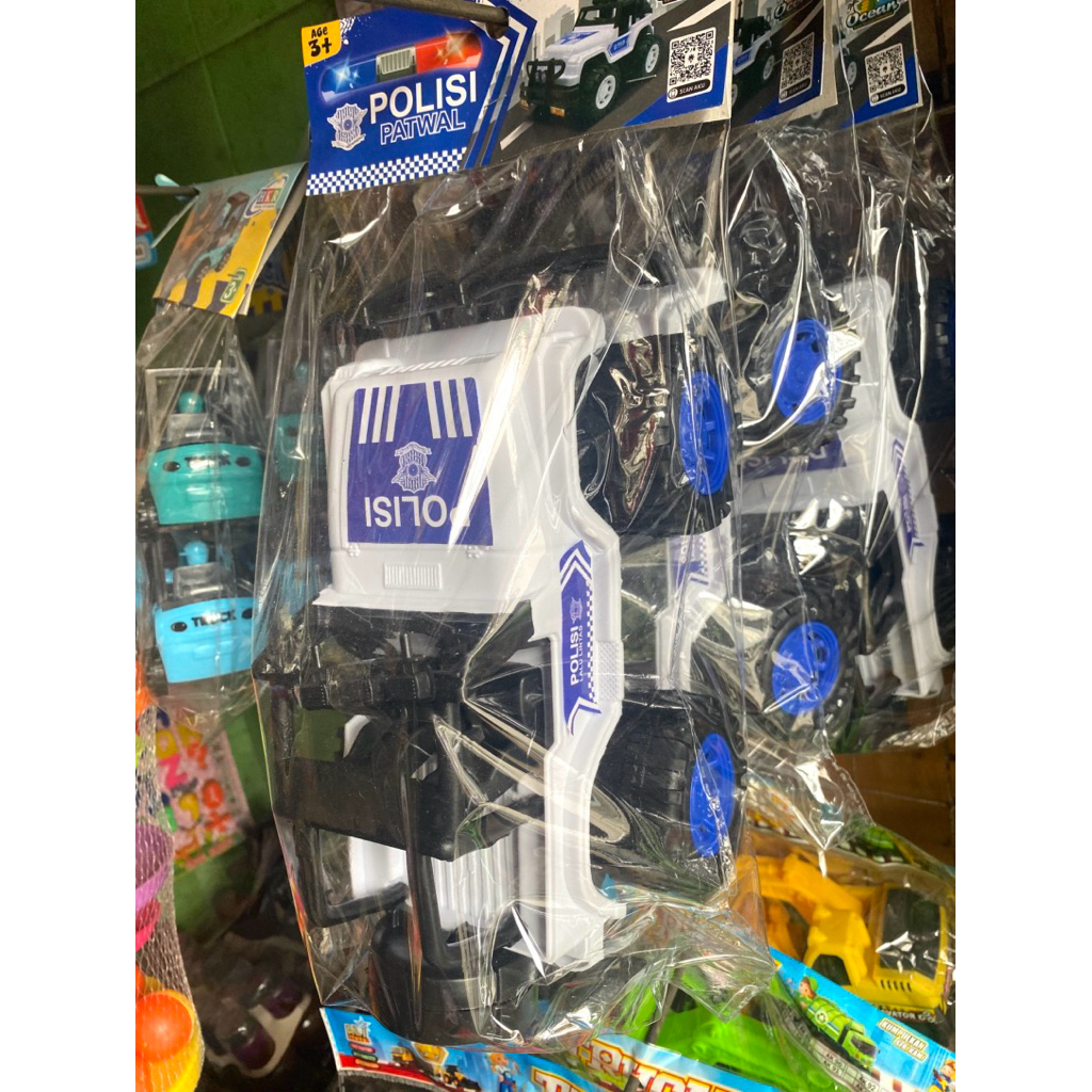 Mainan Anak Mobil Jeep Polisi Patwal