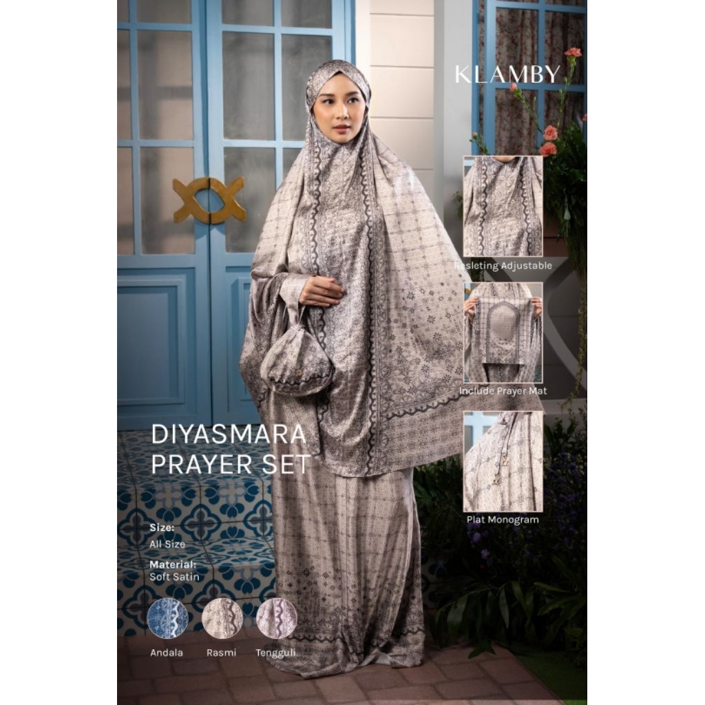 IED SERIES KLAMBY - DIYASMARA MUKENA PRAYER SET DIYASMARA SERIES