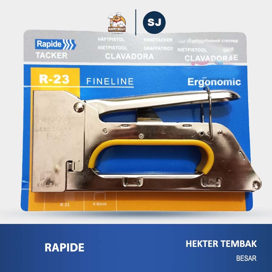 Alat Staples Tembak Kertas Kayu Jok Motor Gun Tacker Steples Hekter Stapler Tembak Guntacker