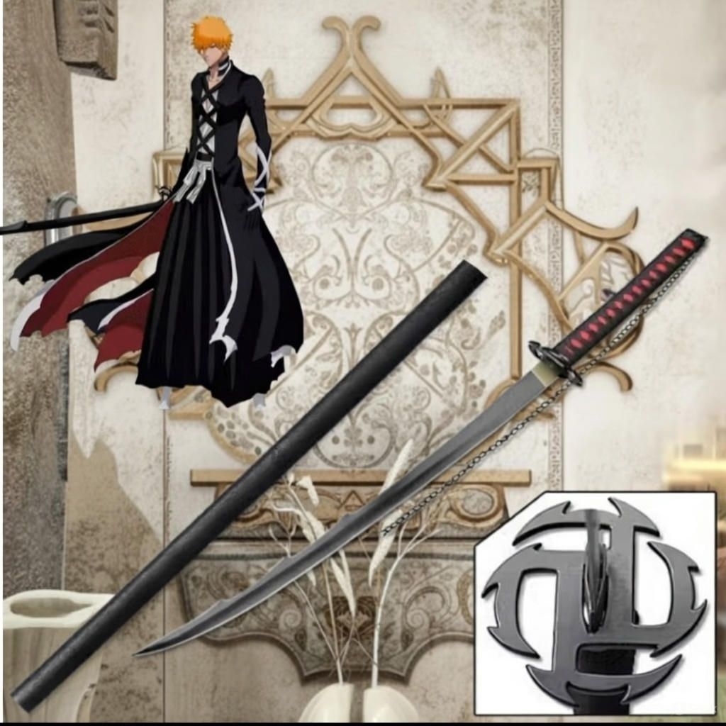 Katana Kayu Tensa Zangetsu ultimate Ichigo Kurosaki Bleach
