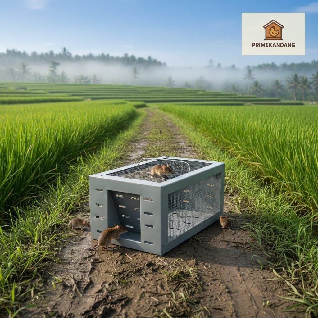 kandang tikus masal/jebakan tikus masal