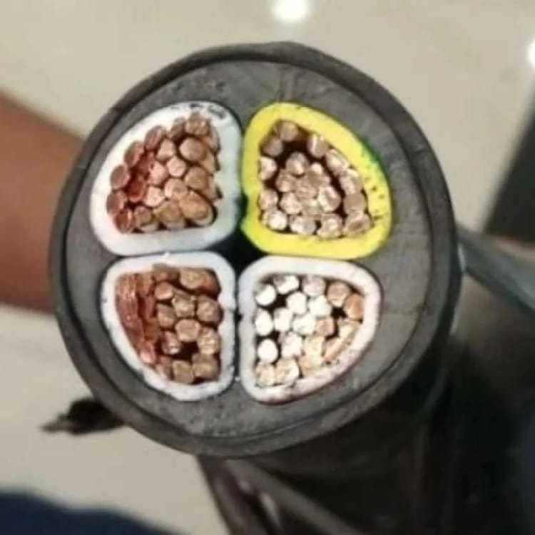Kabel Tufur nyy 4x120mm merek 4 besar Metal/Kabelindo/Supreme cable tufur Nyy 4x120 mm
