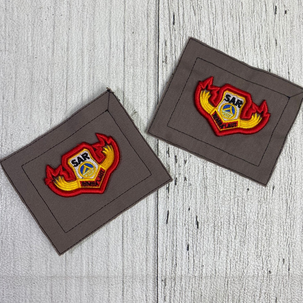 Bet Timbul SAR POLRI Bordir SAR LAUT POLRI Timbul 3d Atribut PDL POLRI