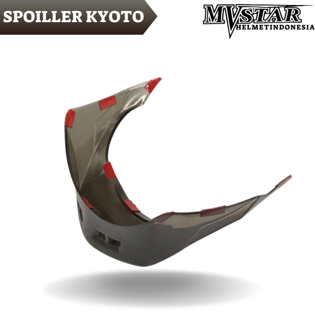 Spoiler Helm / Spoiler Helm Kyoto / Spoiler RSV Lengkap Dengan Baut / Spoiler Lem 3M Untuk Semua Tip
