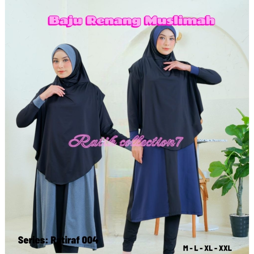 baju Renang Muslimah syar'i baju renang muslimah jumbo pakaian olahraga muslimah