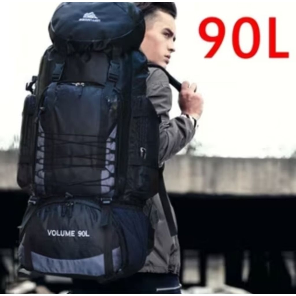 Carrier 90Liter Original SIGMAN Tas Gunung Travel Backpack Waterproof LION SIG3D