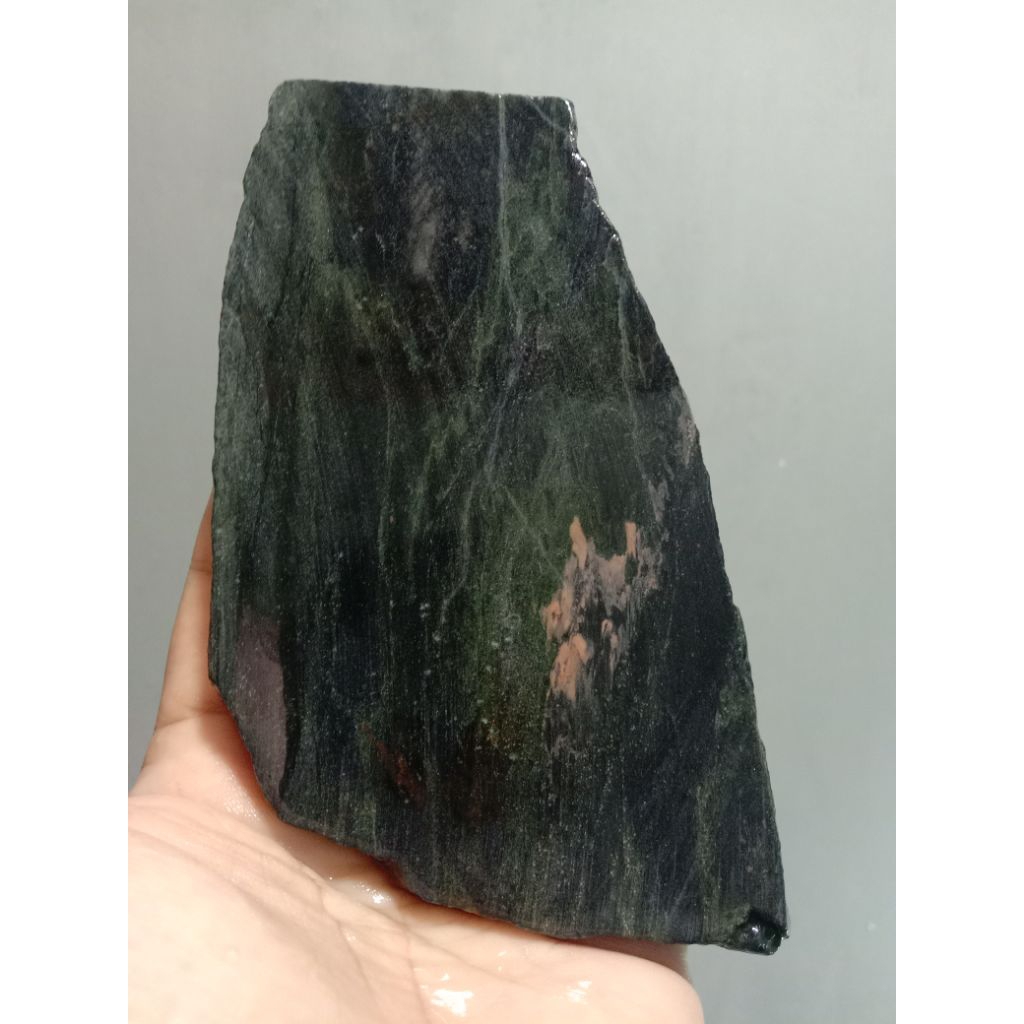 Rough Bahan Jadeite Jade Nabire Papua Motif