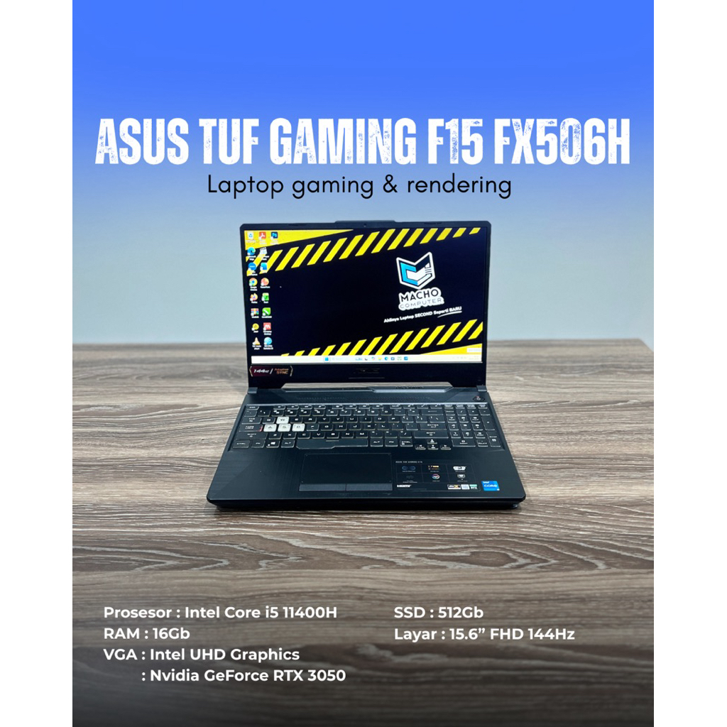 ASUS TUF GAMING F15 FX506H Intel Core i5 11400H