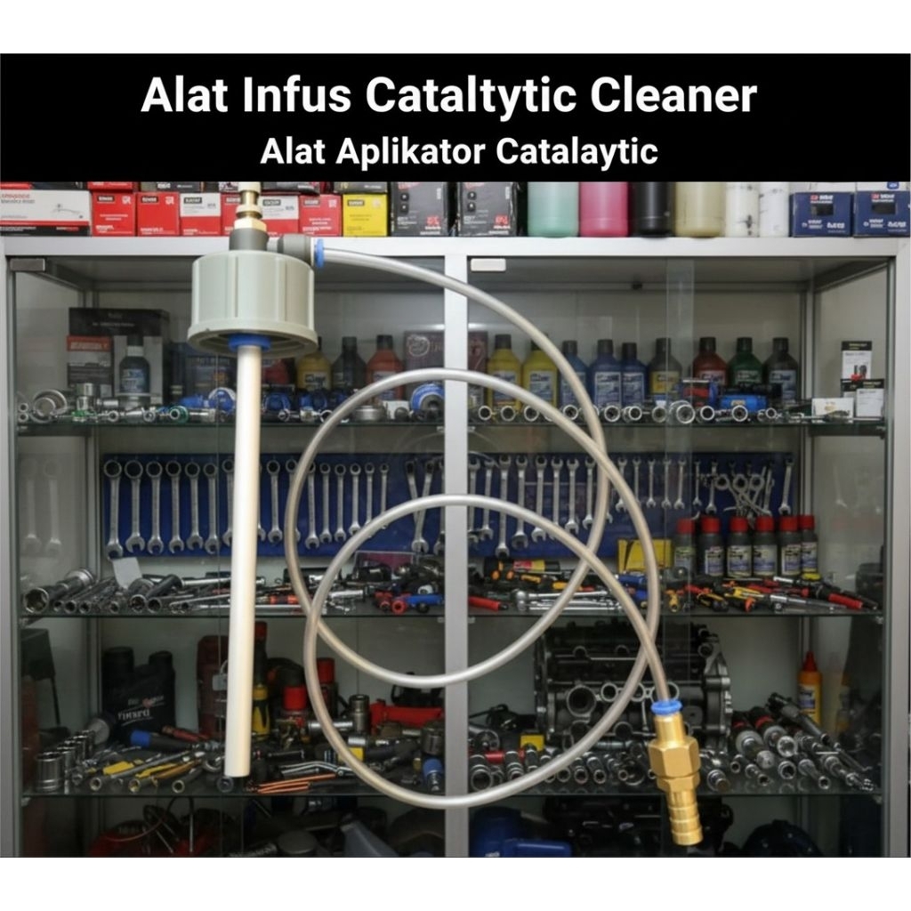 Alat CATALYTIC CONCVERTER CLEANER Tools Alat Infus Catalis Converter aplikator Cairan katalis Mobil 