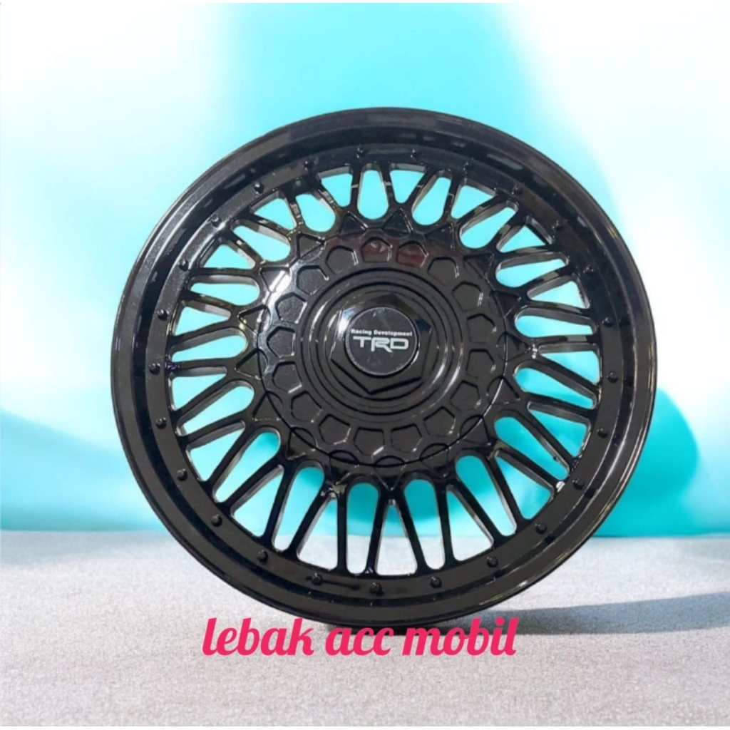 Dop roda / Dop velg universal mobil ring 13 model CL hitam