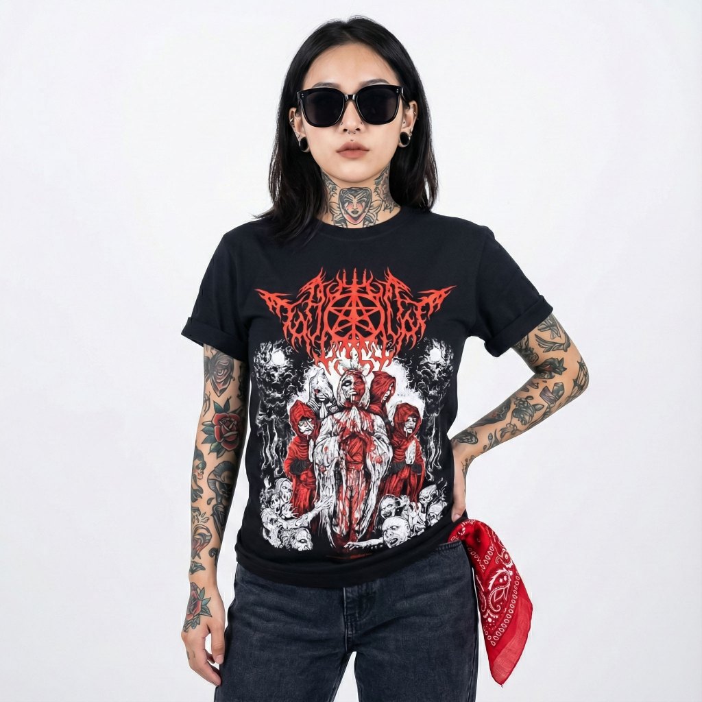 Metalgear Music 100% Cotton Baju Kaos     Tshirt Tahlilan - Menuju Tuhan Katun - Rilisan Metalgear S