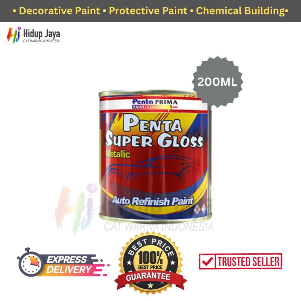 Cat Warna Emas penta gloss 200ml