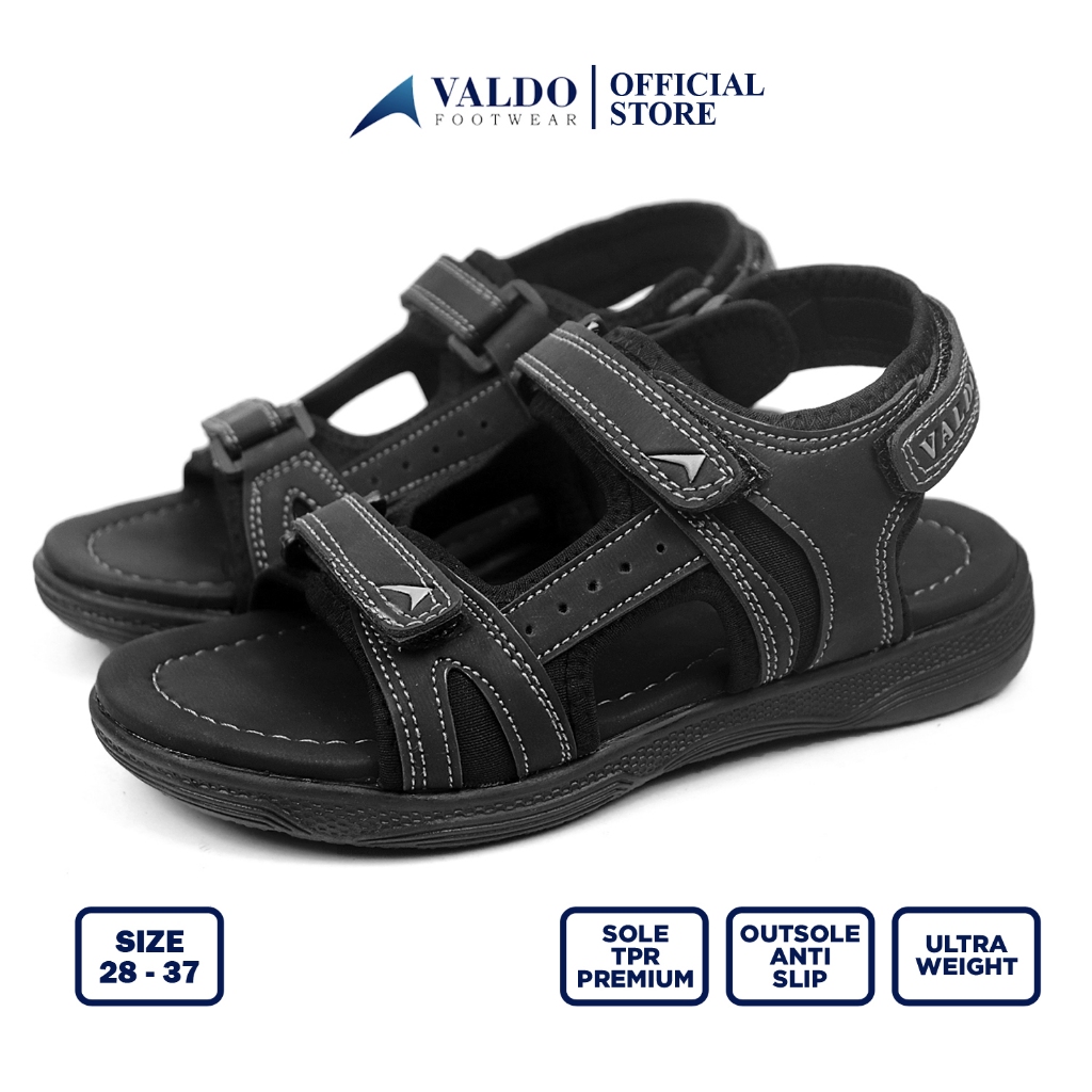 Valdo Footwear Alvin Sandal Selop Anak Laki Laki Umur 4-12 Tahun Size 28-37