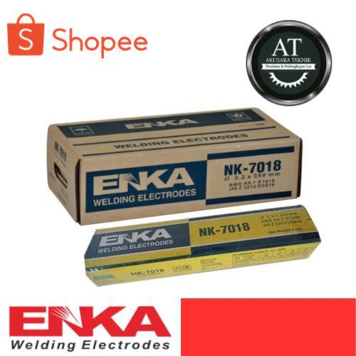 ENKA NK-7018 Kawat Las Low Hydrogen E7018 2.5/3.2/4.0 mm per box (20 kg)