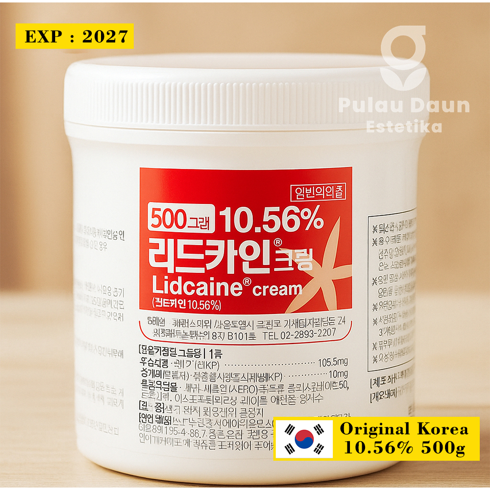 Cream Anestesi Lidocaine 10.56 500gr Original Korea