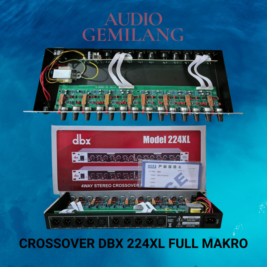 CROSSOVER DBX 224XL DBX224XL DBX 224 XL KOMPONEN IC FULL MAKRO