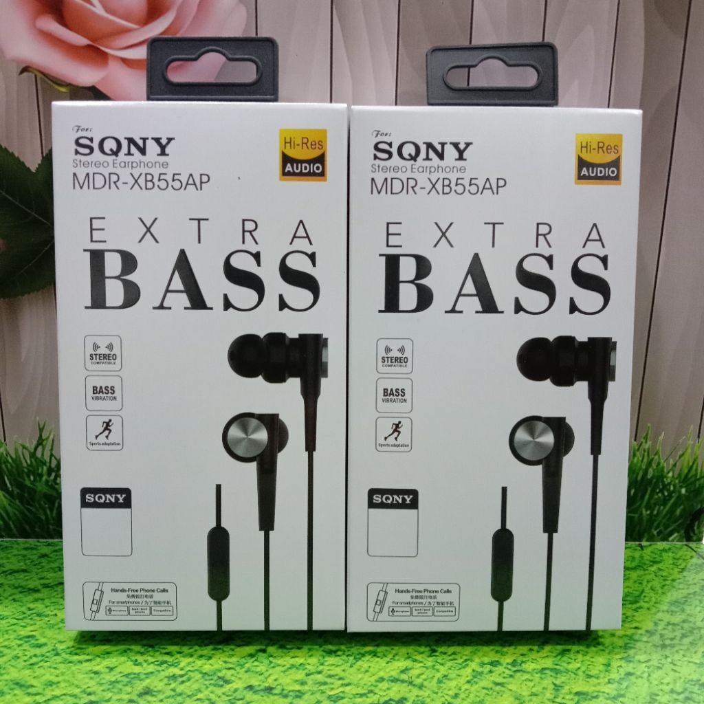 HANDSFREE SONY MDR-XB55AP EXTRA BASS EARPHONE