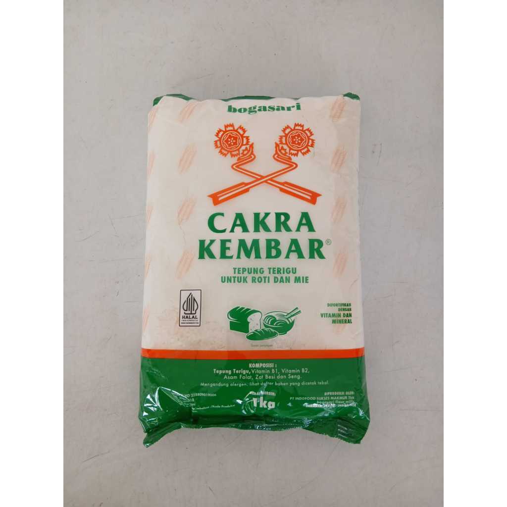 Cakra Kembar Tepung Terigu 1 Kg Cakra Kembar Tepung Terigu 1 Kg