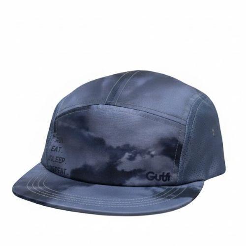 GULF - Topi Lari Run Eat Sleep Repeat Blue Abstract
