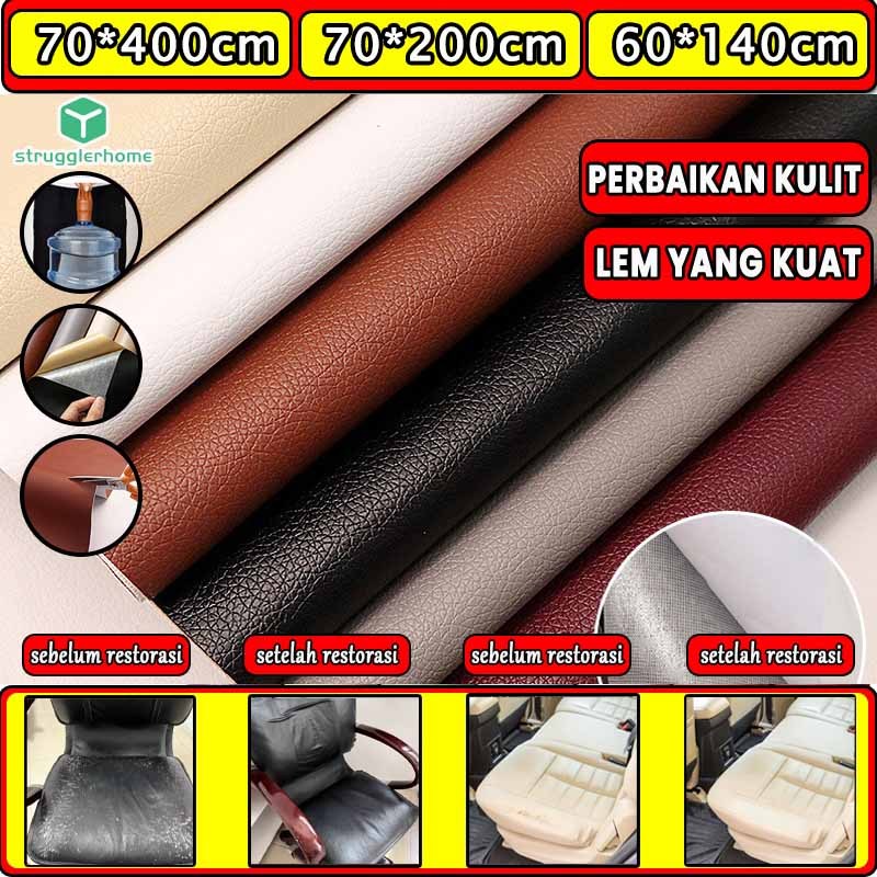 [Perbaikan Sofa] kulit kursi sofa rekat stiker sofa kulit sticker kulit pu sticker kulit jeruk kulit