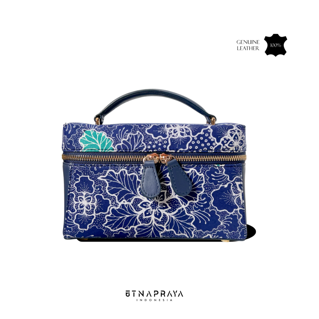 ETNAPRAYA Tas Bungur Kulit Sapi Batik Leather