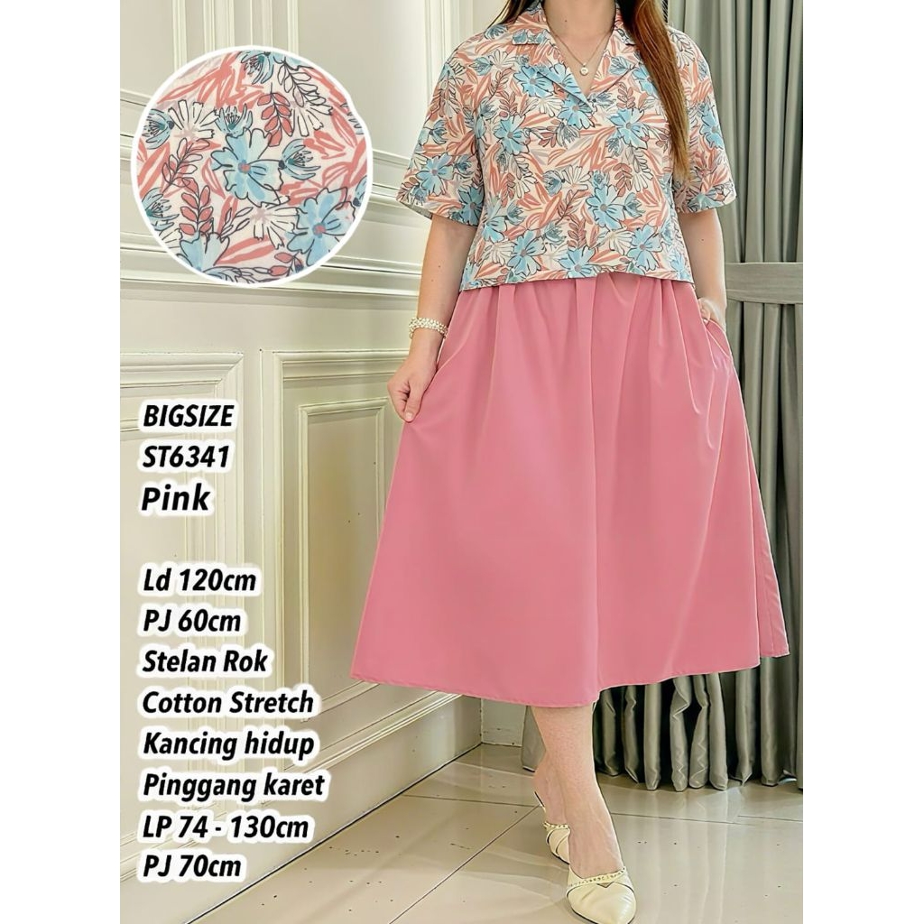 STELAN ROK JUMBO KATUN BORDIR