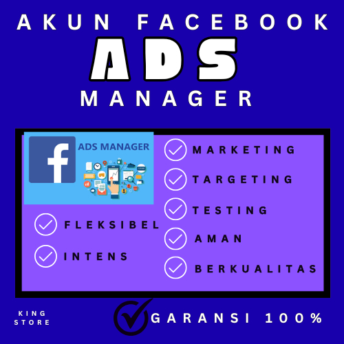AKUN FACEBOOK ADS MANAGER 2FA EMAIL ON VERIFIKASI AMAN