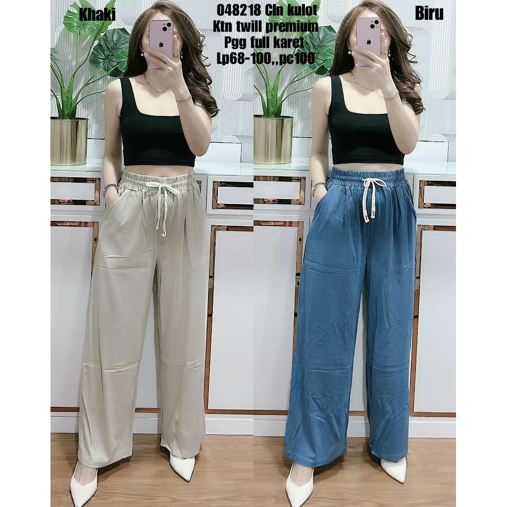 048218 Cln kulot ktn twill premium