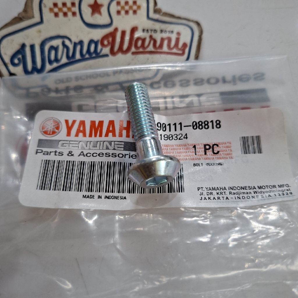 Baud baut L besar kecil kupingan batok lampu depan RX king RXking bulat scorpio Z  | 90111-08818