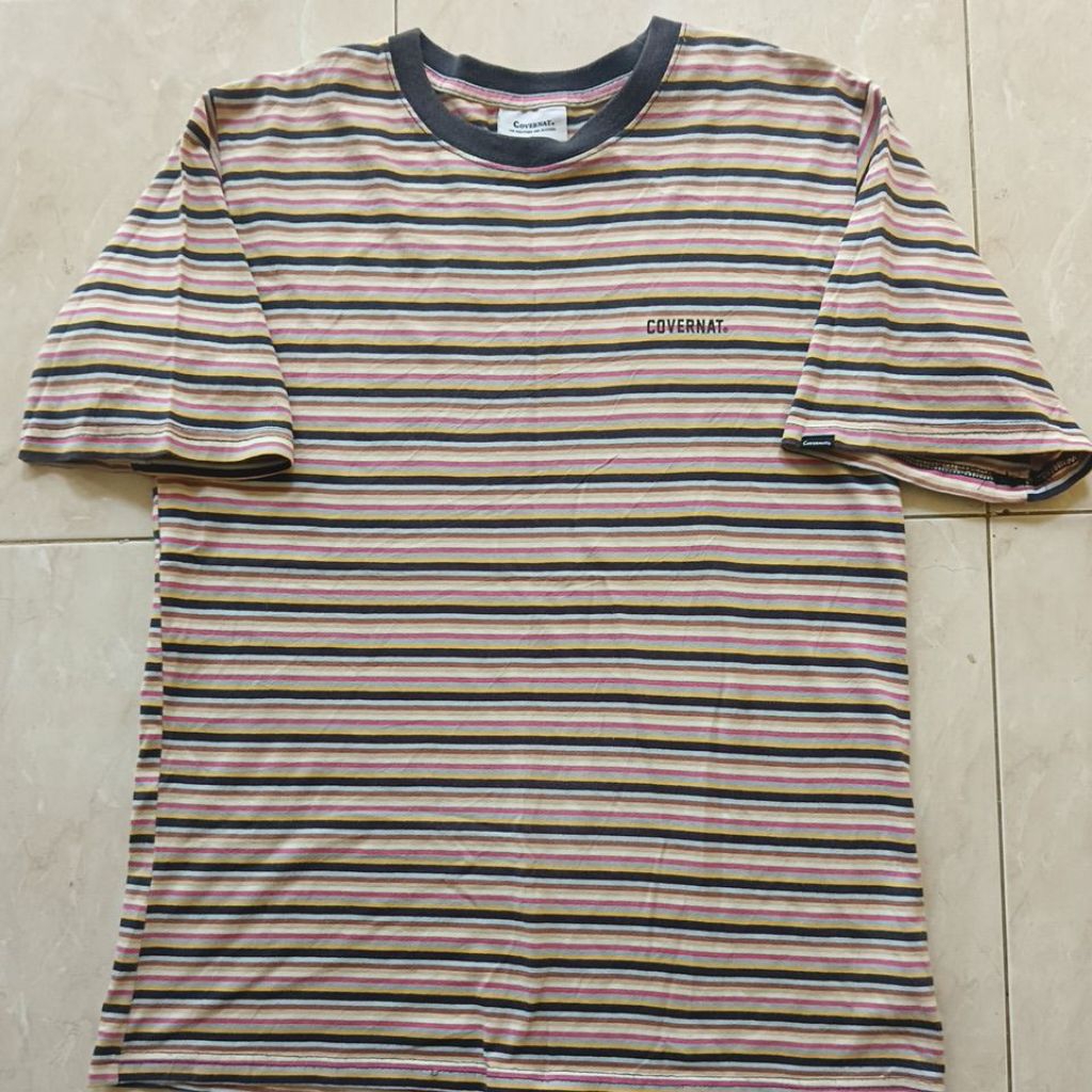 Kaos branded Covernat asli korea salur lengan pendek second