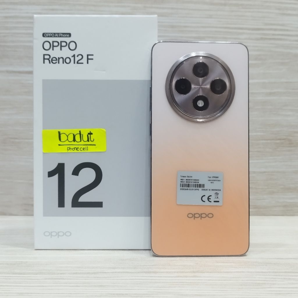 OPPO RENO 12F 4G 8/256GB HANDPHONE SECOND BEKAS FULLSET