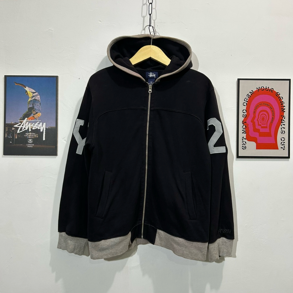 Zip Hoodie Stussy sy 21 Vintage