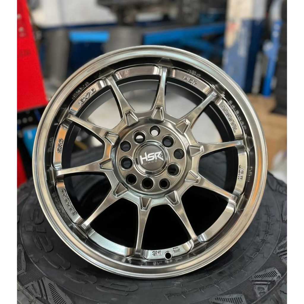 Velg Racing Mobil R16 HSR Original Velg Model Ce Ring 16 Hsr Boroko Srd Hyper Black