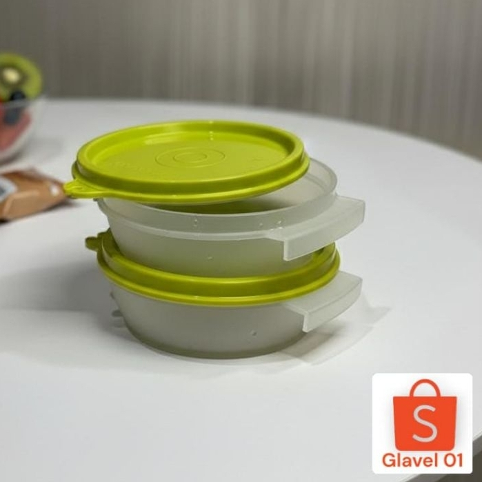 TUPPERWARE CLIP ON BOWL/SMALL ROUND CONTAINER/TEMPAT BULAT KECIL/TEMPAT SAMBAL