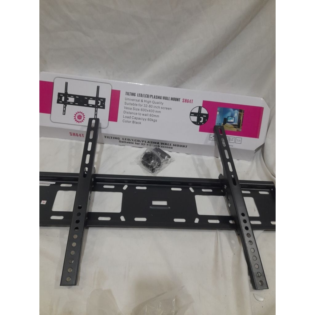 BATAM  braket tv sh64t  universal & high quality kapasitas 60 kgvesa size 600 x 400 mmukuran 32 - 80