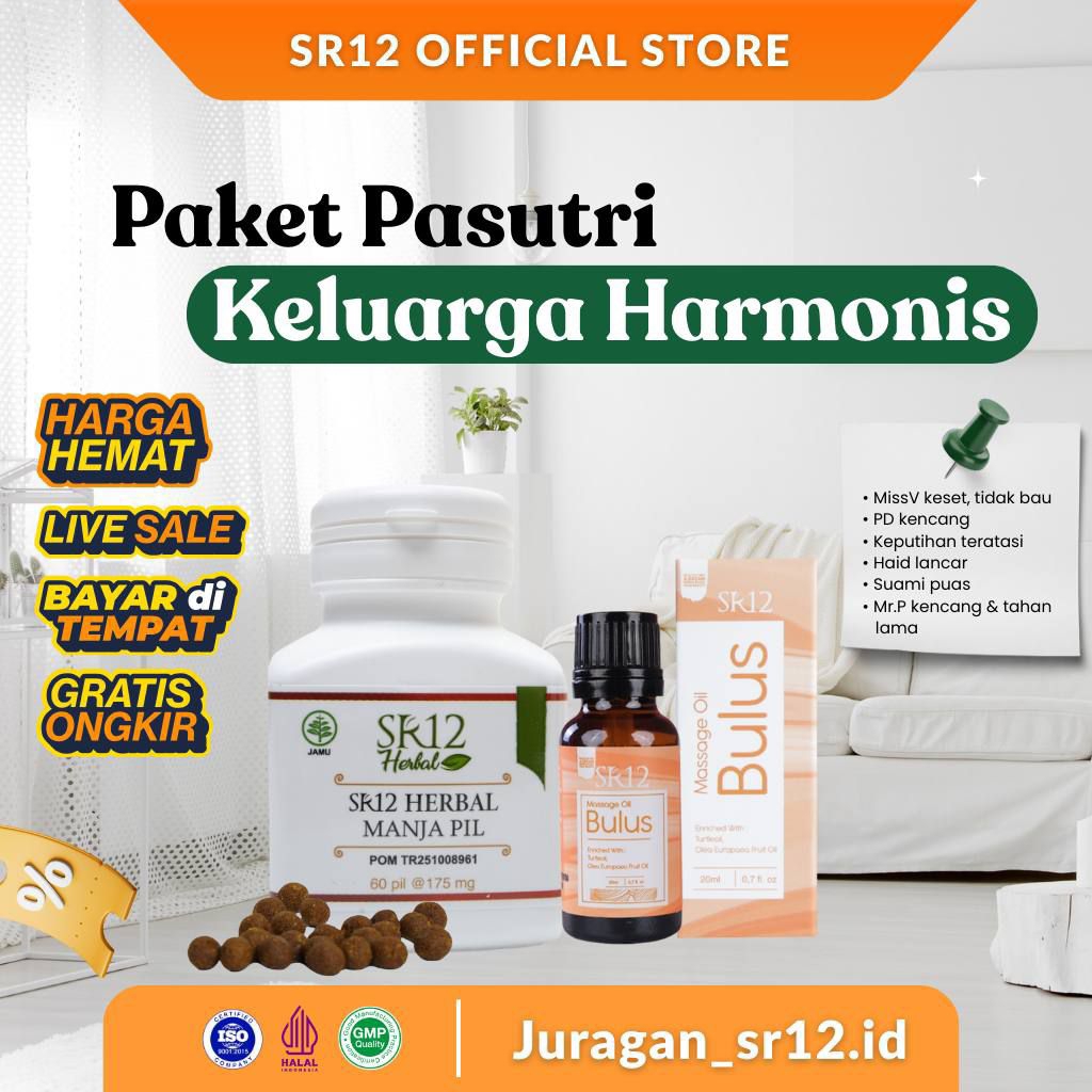 GRATIS ONGKIR | PAKET PASUTRI | MANJAKANI | Pelancar Haid | Jamu Rapet | Harmonis | Pengencang Miss 