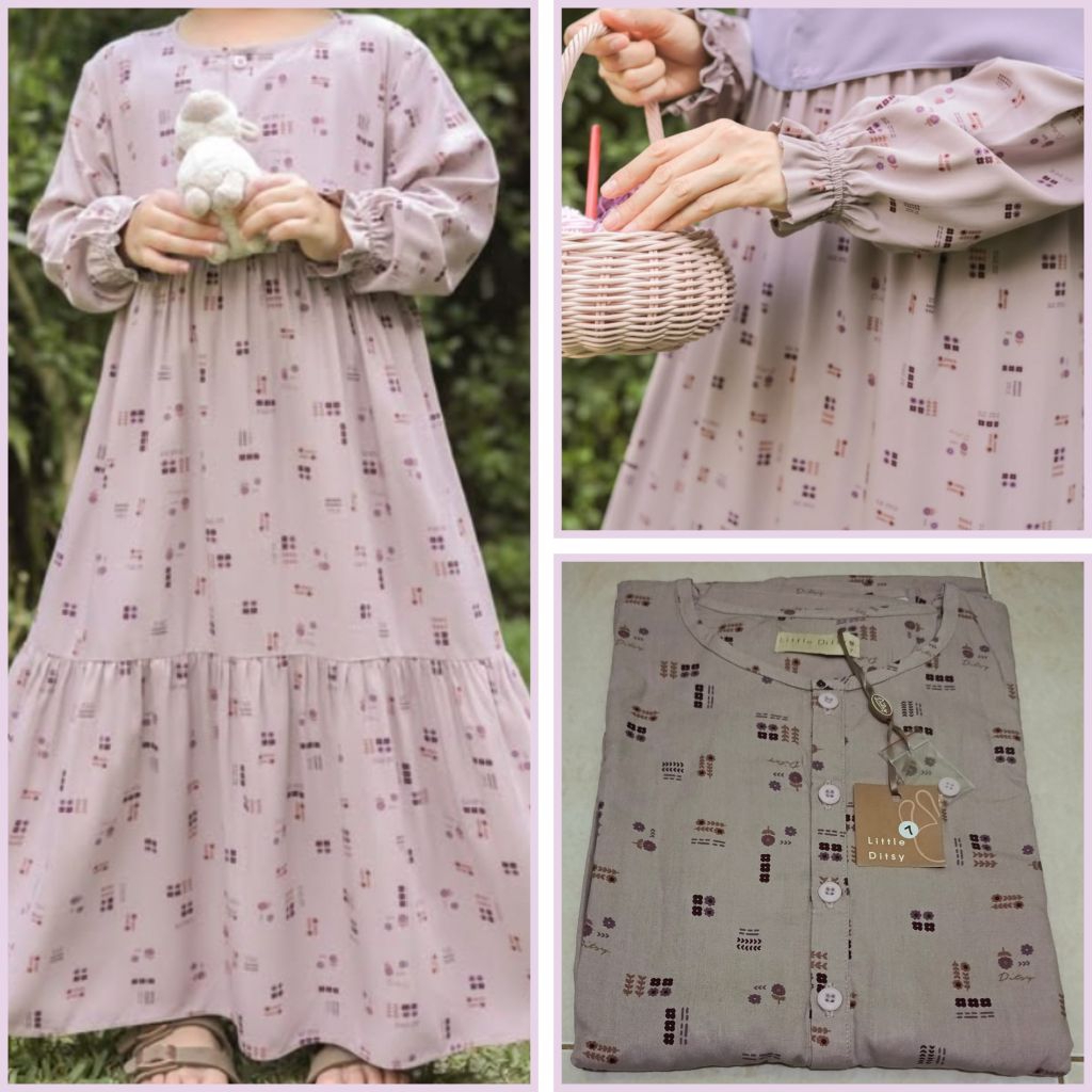 Ditsy Little Shena Quail Size 7, Series 3, Viscose Premium, New "READY Siap Kirim"