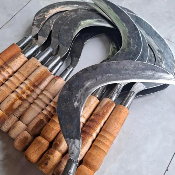 Termurah Sabit Arit Rumput Bahan Baja Sepuhan Asli