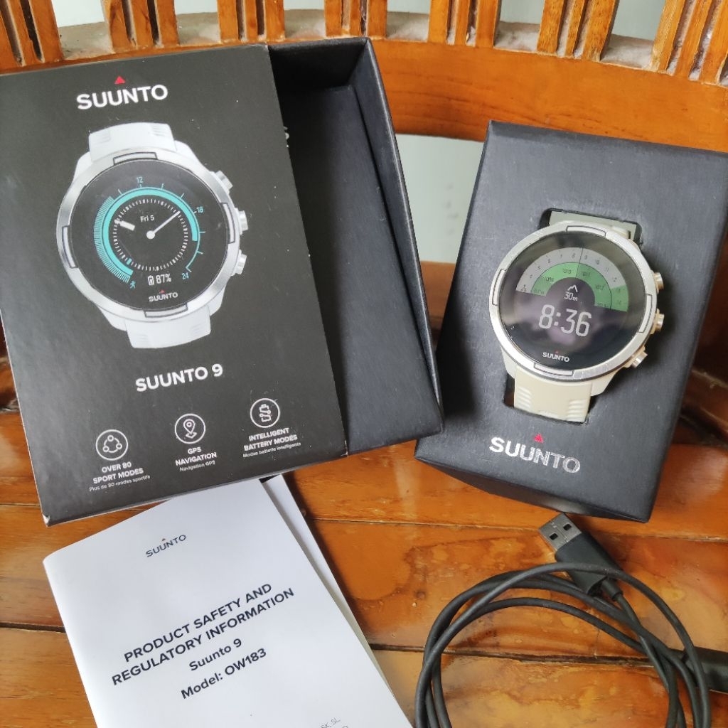 Smartwatch SUUNTO 9 BARO White Fullset Normal GPS Heart rate Barometer