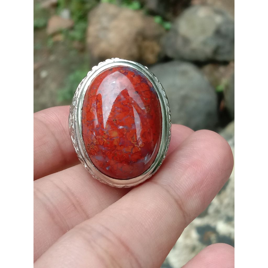 CINCIN BATU AKIK GARUT MERAH 18