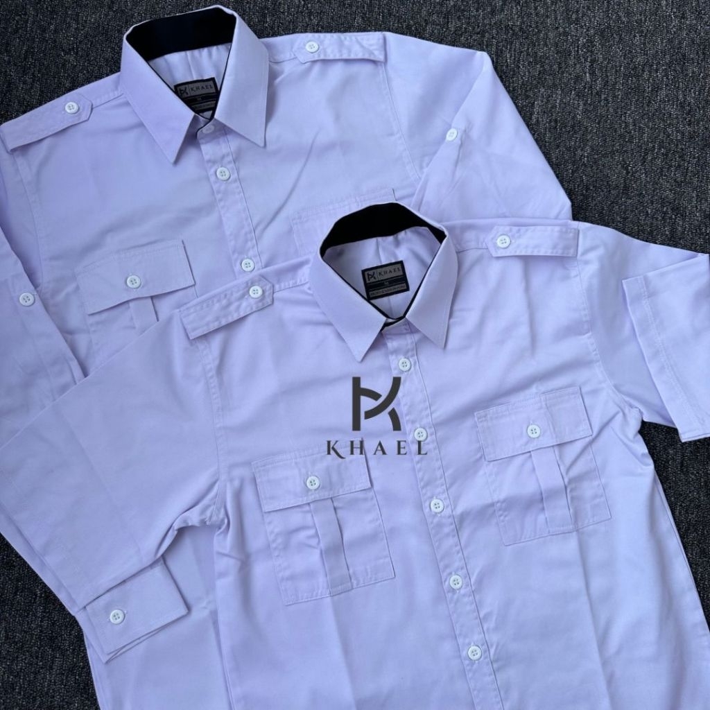 KEMEJA PUTIH PDH/PDL POLOS