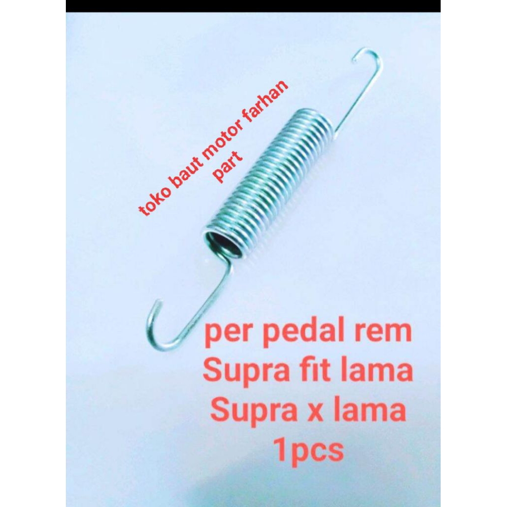 1pcs per pedal rem belakang Honda Supra x Supra fit lama