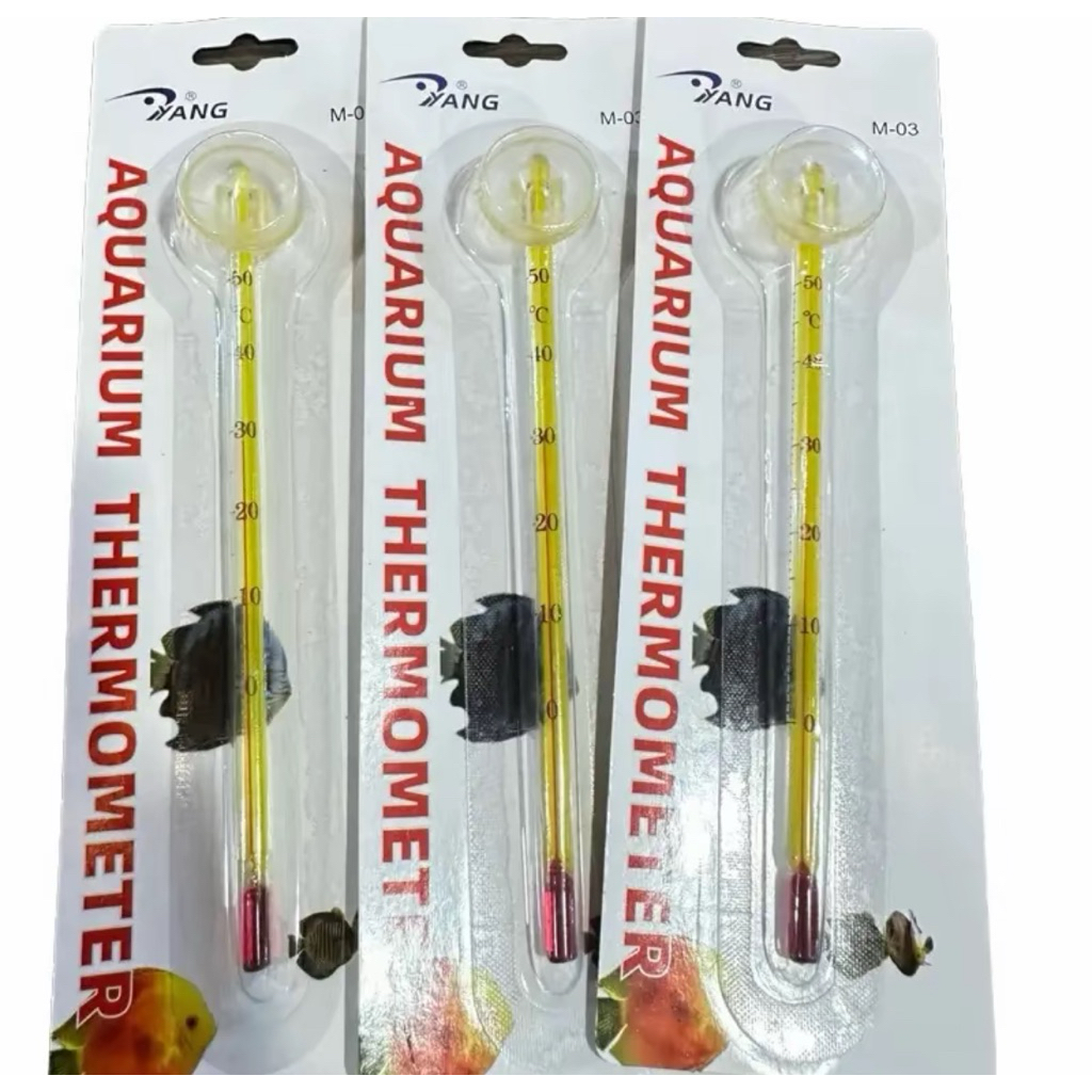 Termometer pengukur suhu air aquarium ikan hias thermometer suhu kolam