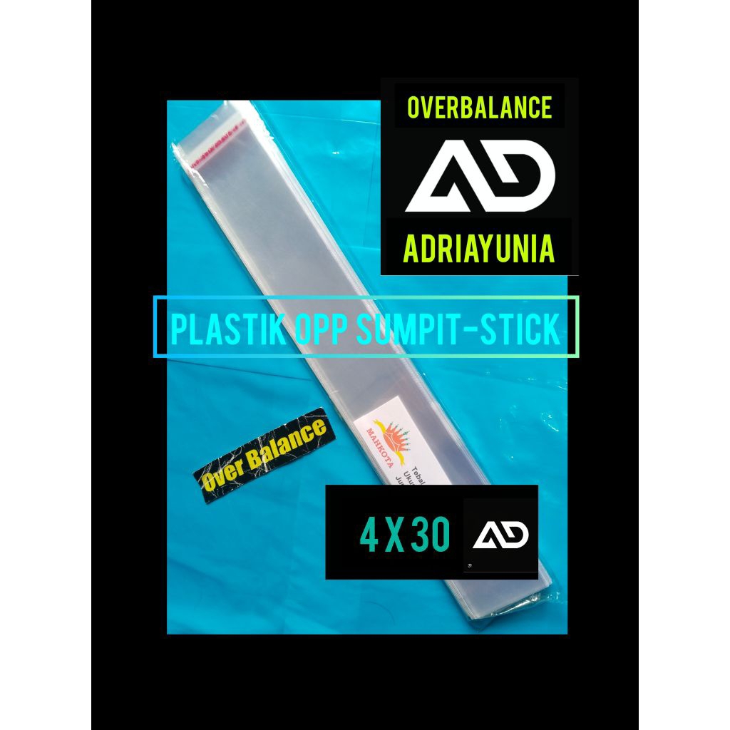 Plastik Opp 4 x 30 seal-tebal - Plastik Opp 4x30 Stick, Toys & Souvenir