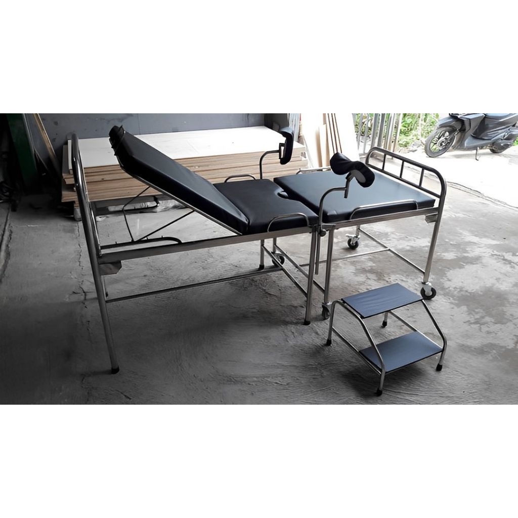 Meja Obgyn/Ginekologi Stainless Steel