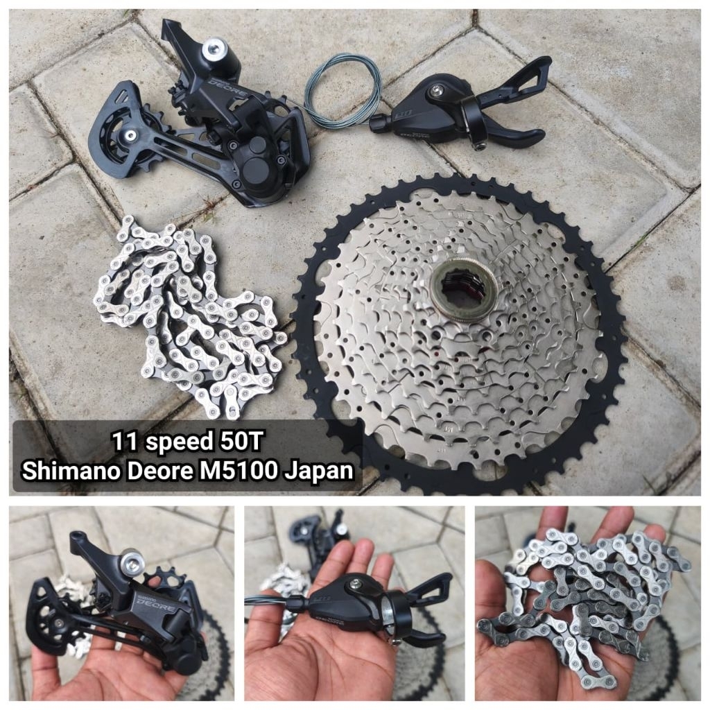 mini groupset 11 speed Shimano m5100 Japan lepasan unit 0 km